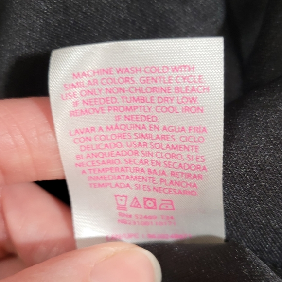 No Boundaries (Juniors L 11-13) Black Ditsy Floral Ruffle Midi Slip Sundress - Picture 9 of 9